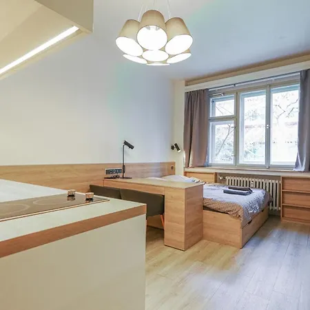 Business Studio Andel, 10 Min To Centre, Netflix, Paid Parking Prague Exterior photo